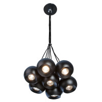 Lampa wisząca Gulia 7 Black Wiszaca AZ0635 | Azzardo