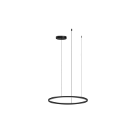 Lampa Halo Pendant 120 Cct Dimm Bk + Remote Control | Azzardo