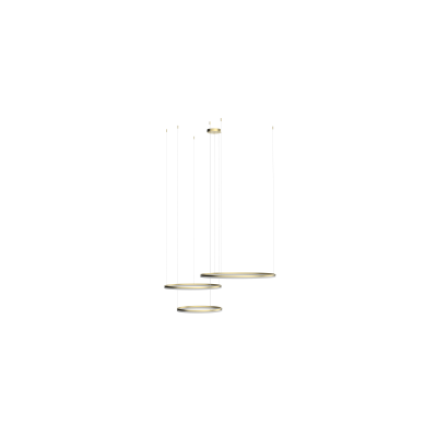 Lampa Halo Pendant 120+100+80 Cct Dimm Go + Remote | Azzardo