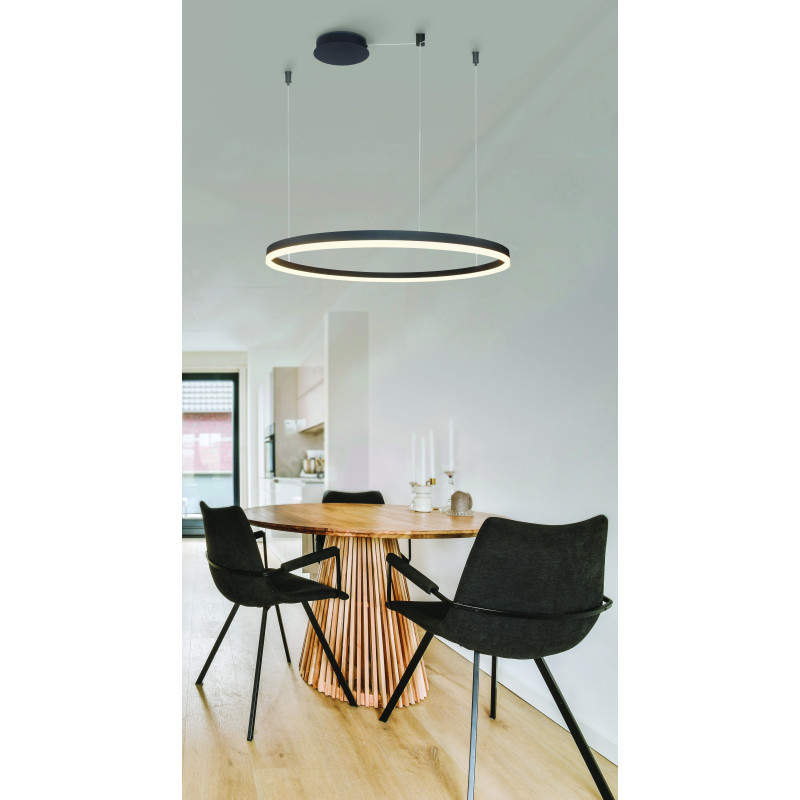 HALO PENDANT 150 CCT DIMM BK + REMOTE CONTROL | Azzardo