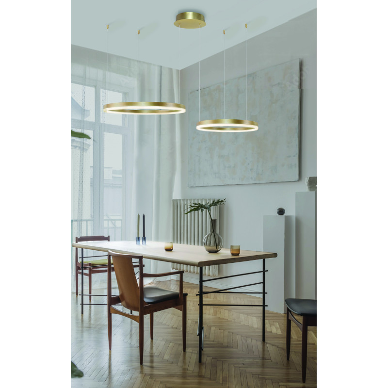 Lampa Halo Pendant 80+60 Cct Dimm Go + Remote Control | Azzardo