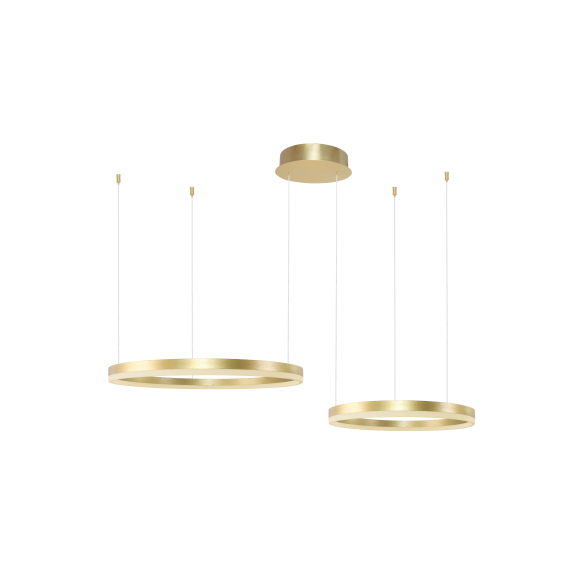 Lampa Halo Pendant 80+60 Cct Dimm Go + Remote Control | Azzardo