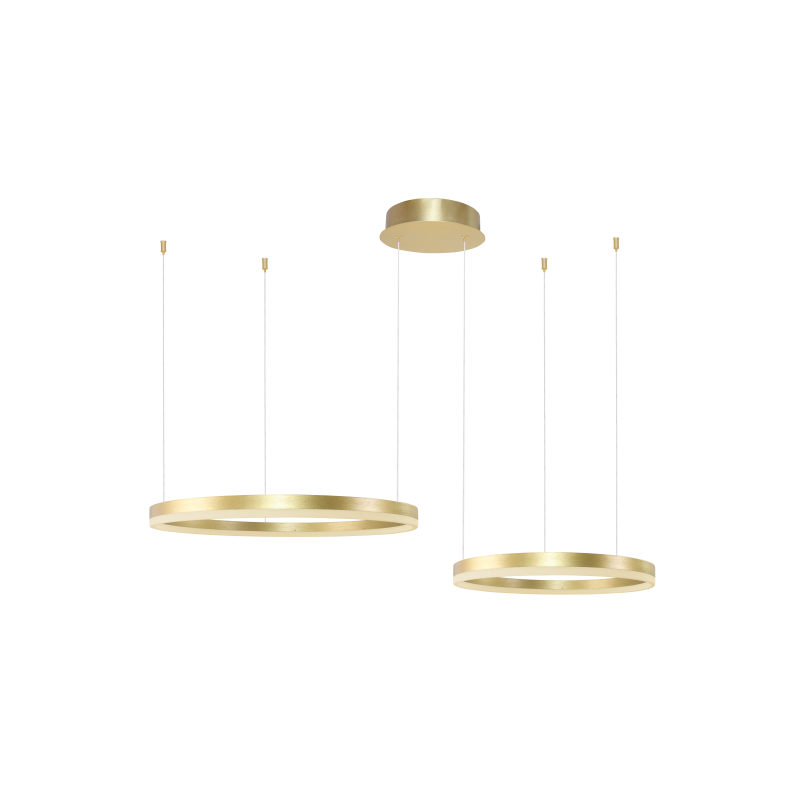 Lampa Halo Pendant 80+60 Cct Dimm Go + Remote Control | Azzardo