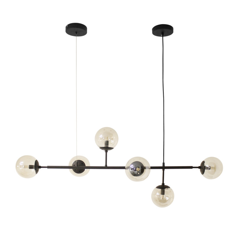 Lampa Helios 6 Bk AZ4698 | Azzardo