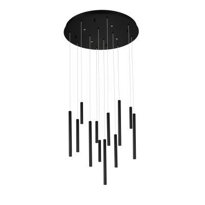 Lampa Ilios 12 Pendant 3-Step Dimm Bk AZ5744 | Azzardo