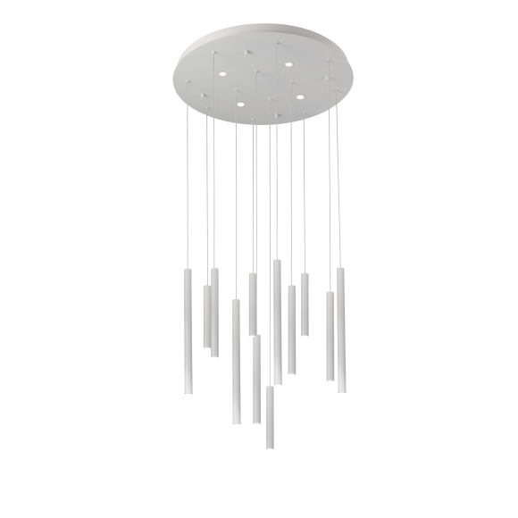 Lampa Ilios 12 Pendant 3-Step Dimm Wh AZ5746 | Azzardo