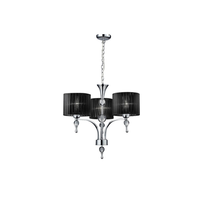 Lampa wisząca Impress 3 Black Wiszaca AZ0498 | Azzardo