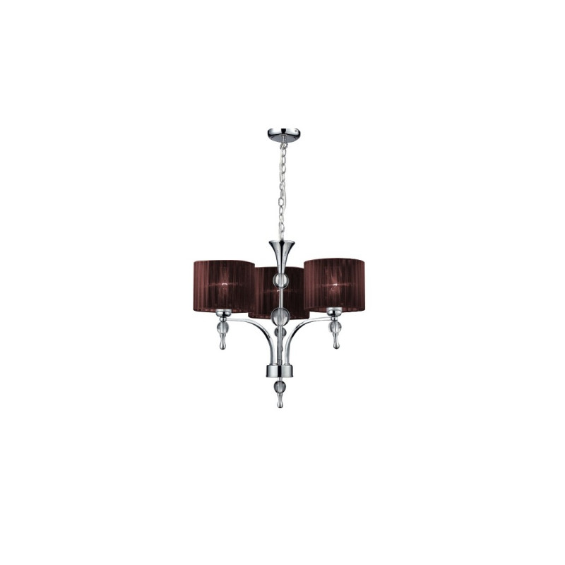 Lampa wisząca Impress 3 Brown Wiszaca AZ2900 | Azzardo
