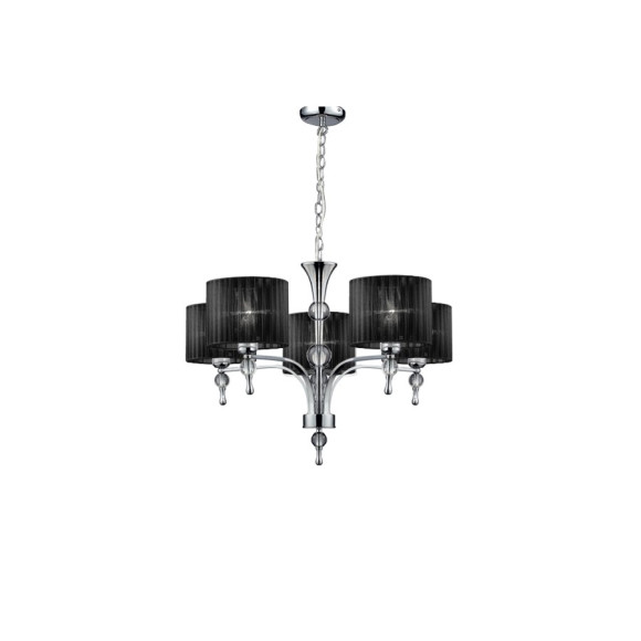 Lampa wisząca Impress 5 Black Wiszaca AZ0499 | Azzardo