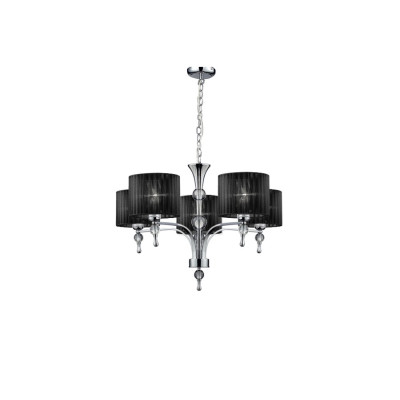 Lampa wisząca Impress 5 Black Wiszaca AZ0499 | Azzardo