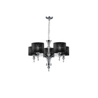 Lampa wisząca Impress 5 Black Wiszaca AZ0499 | Azzardo