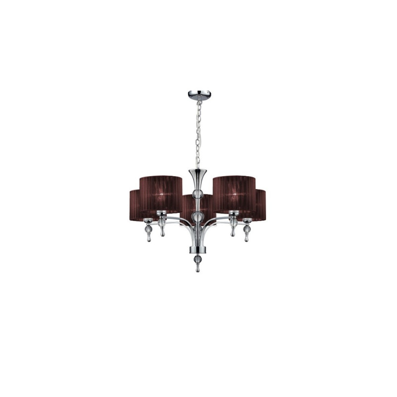 Lampa wisząca Impress 5 Brown Wiszaca AZ2901 | Azzardo