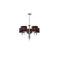 Lampa wisząca Impress 5 Brown Wiszaca AZ2901 | Azzardo