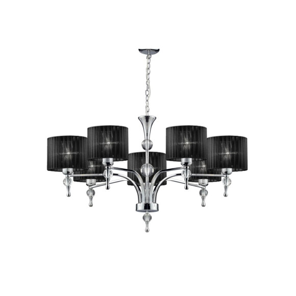 Lampa wisząca Impress 7 Black Wiszaca AZ0500 | Azzardo
