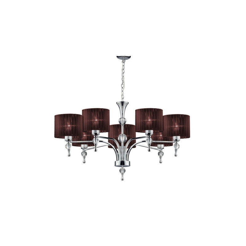 Lampa wisząca Impress 7 Brown Wiszaca AZ2902 | Azzardo