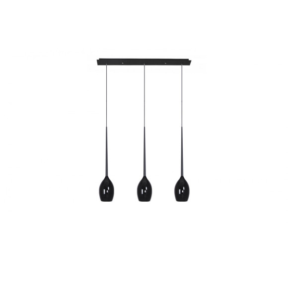 Lampa Izza 3 Shiny Black AZ2321 | Azzardo