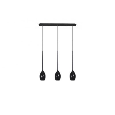 Lampa Izza 3 Shiny Black AZ2321 | Azzardo