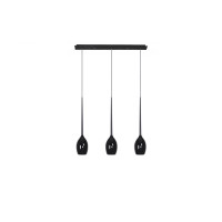 Lampa Izza 3 Shiny Black AZ2321 | Azzardo