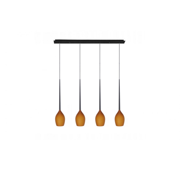 IZZA 4 LAMPA WISZACA AMBER | Azzardo IZZA 4 LAMPA WISZACA AMBER | Azzardo
