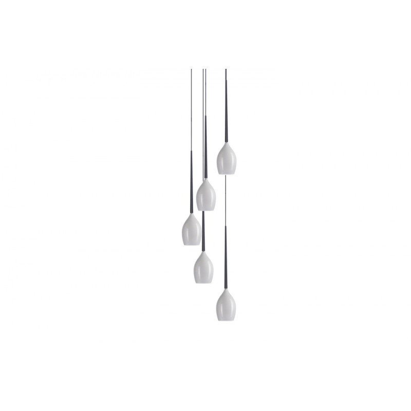 Lampa wisząca Izza 5 White Wiszaca AZ0311 | Azzardo