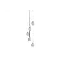 Lampa wisząca Izza 5 White Wiszaca AZ0311 | Azzardo