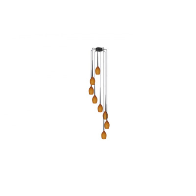 IZZA 8 LAMPA WISZACA AMBER | Azzardo