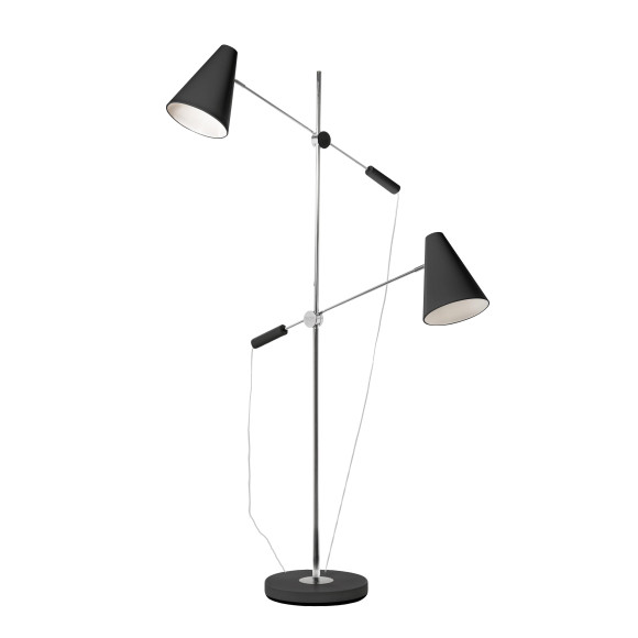 Lampa Kaja Stojaca Black AZ1082 | Azzardo