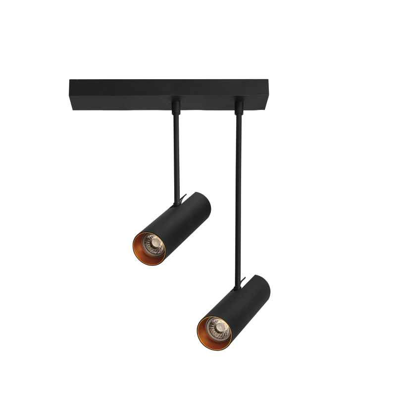 Lampa Lens 2 Bk/Go AZ3521 | Azzardo