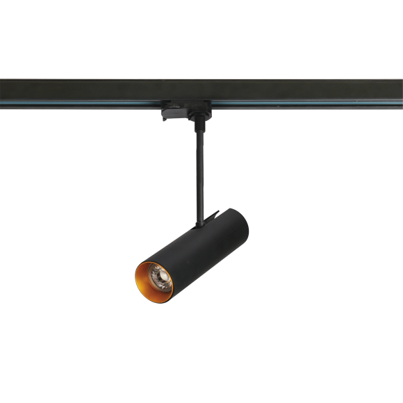 LENS TRACK 3LINE GU10 BK/GO | Azzardo