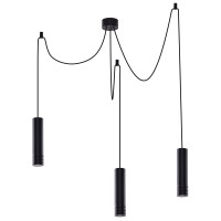 LOCUS L PENDANT 3 BK | Azzardo