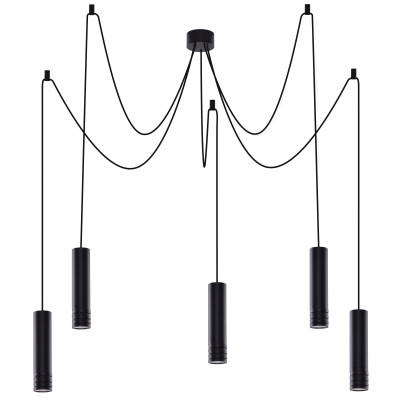 LOCUS L PENDANT 5 BK | Azzardo