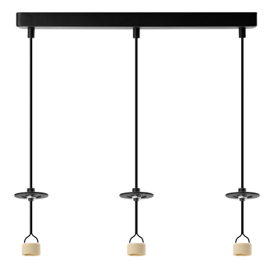Lampa Lucas Base 3L Top Gu10 Bk AZ6162 | Azzardo