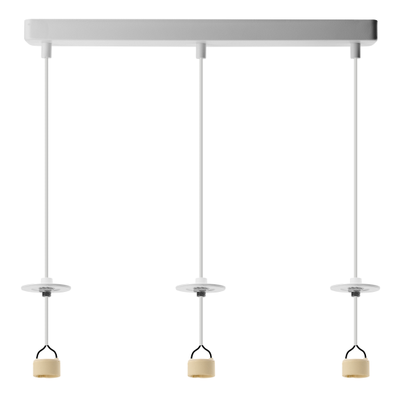 Lampa Lucas Base 3L Top Gu10 Wh AZ6163 | Azzardo