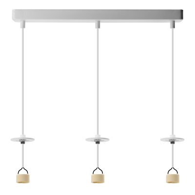 Lampa Lucas Base 3L Top Gu10 Wh AZ6163 | Azzardo