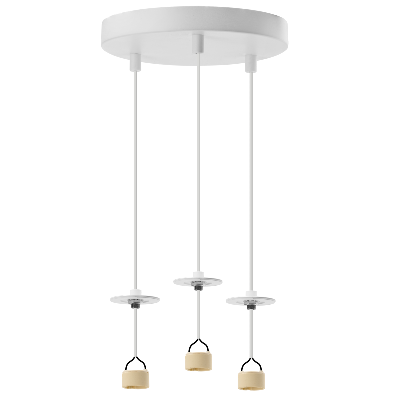 Lampa Lucas Base 3R Pendant Gu10 Wh AZ6159 | Azzardo
