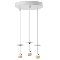 Lampa Lucas Base 3R Pendant Gu10 Wh AZ6159 | Azzardo