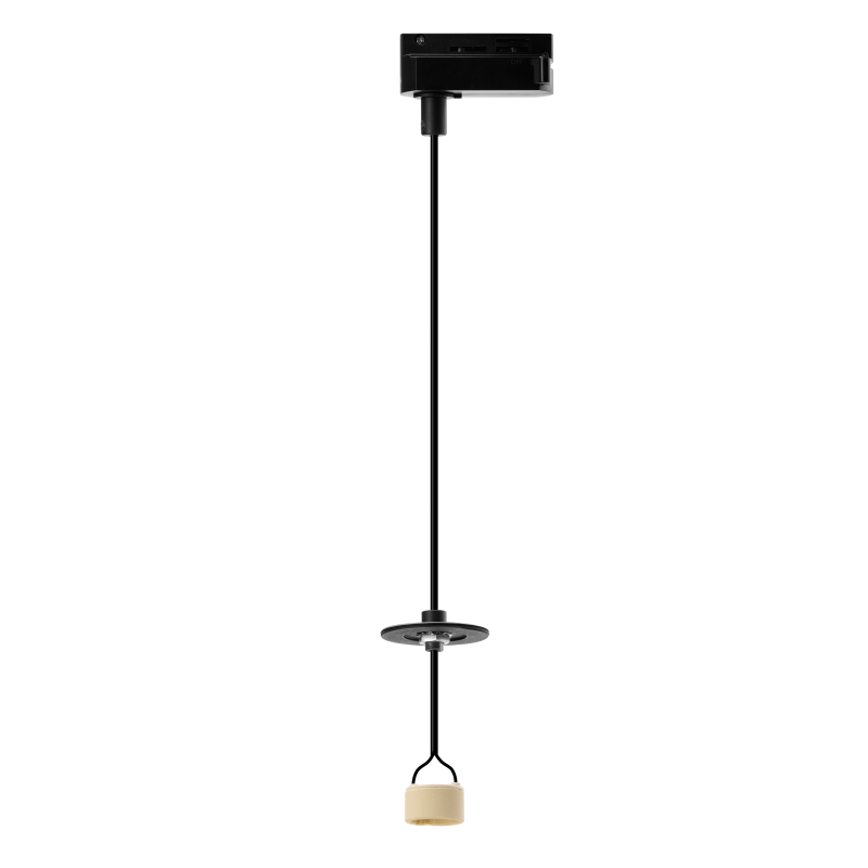 Lampa Lucas Base Track 1Line Gu10 Bk AZ6101 | Azzardo