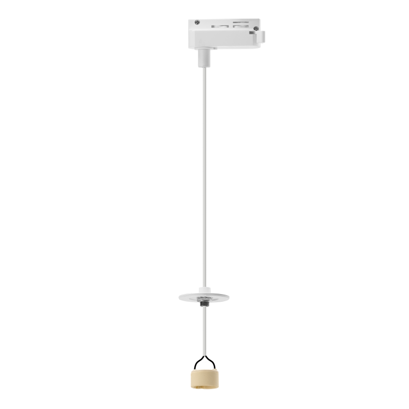 LUCAS BASE TRACK 1LINE PENDANT ACC GU10 WH | Azzardo LUCAS BASE TRACK 1LINE PENDANT ACC GU10 WH | Azzardo