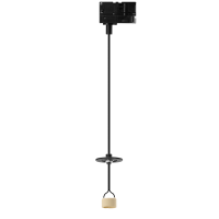 LUCAS BASE TRACK 3LINE PENDANT ACC GU10 BK | Azzardo