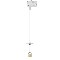 LUCAS BASE TRACK 3LINE PENDANT ACC GU10 WH | Azzardo