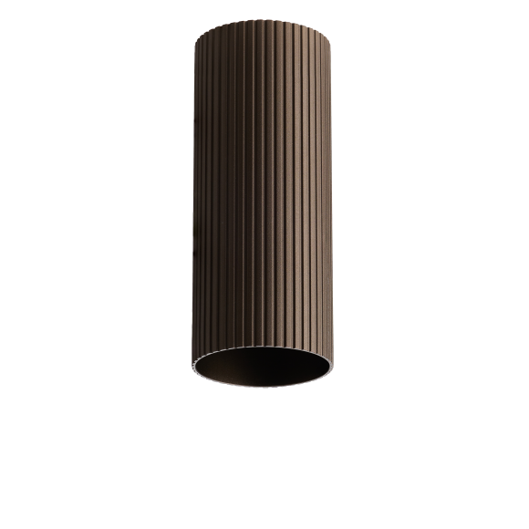 Lampa Lucas Ribbed Tube 30 Anodised Bronze AZ6141 | Azzardo