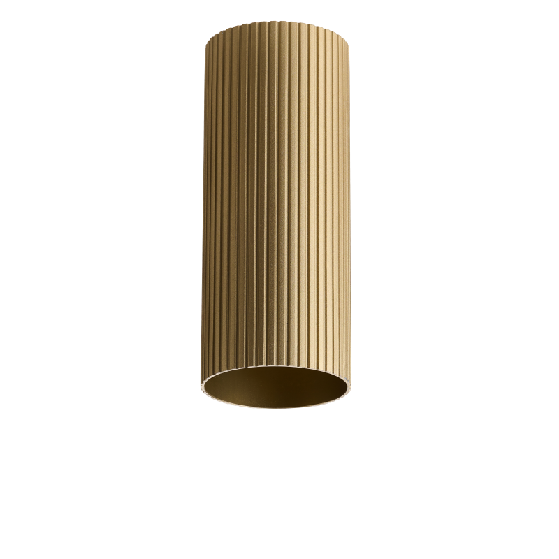 Lampa Lucas Ribbed Tube 30 Anodised Gold AZ6140 | Azzardo