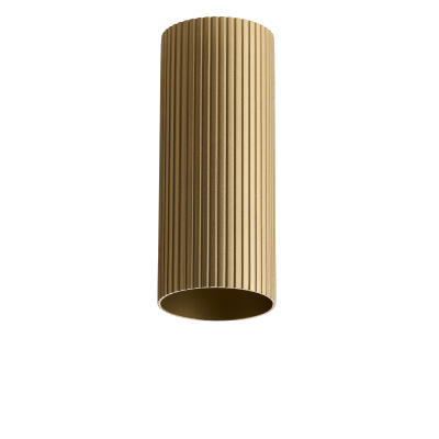 Lampa Lucas Ribbed Tube 30 Anodised Gold AZ6140 | Azzardo