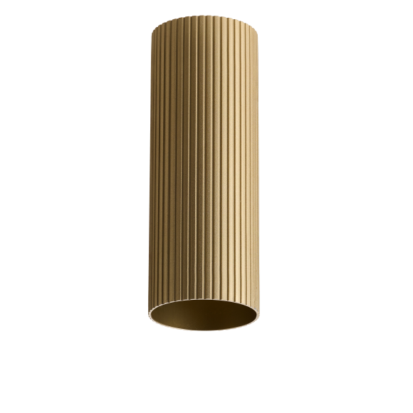 Lampa Lucas Ribbed Tube 40 Anodised Gold AZ6144 | Azzardo