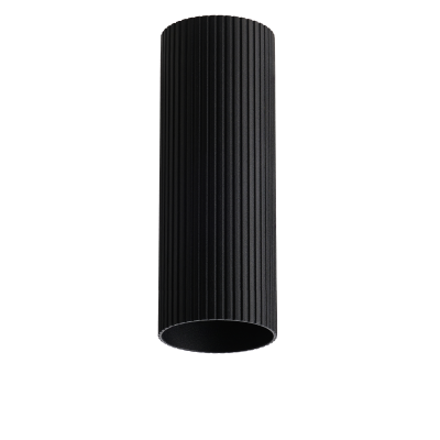 Lampa Lucas Ribbed Tube 40 Bk AZ6142 | Azzardo