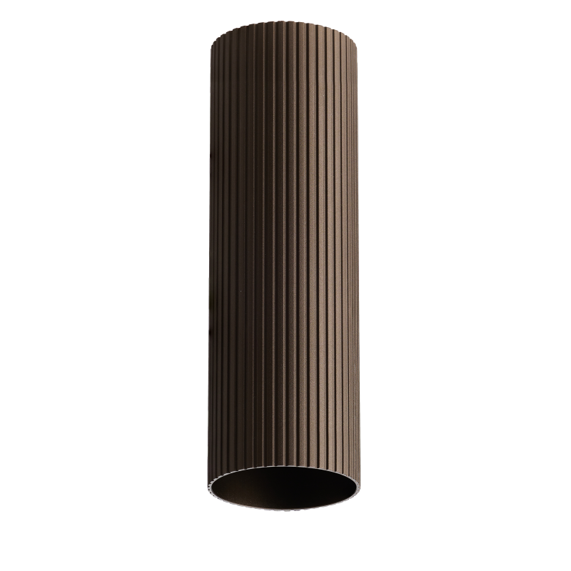 LUCAS RIBBED TUBE 50 ANODISED BRONZE | Azzardo LUCAS RIBBED TUBE 50 ANODISED BRONZE | Azzardo