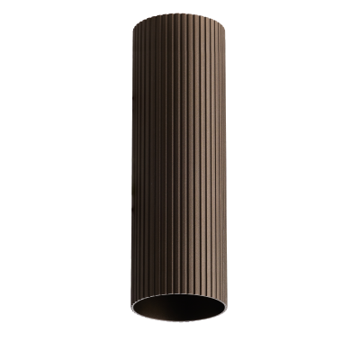 Lampa Lucas Ribbed Tube 50 Anodised Bronze AZ6149 | Azzardo