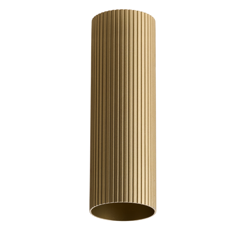 Lampa Lucas Ribbed Tube 50 Anodised Gold AZ6148 | Azzardo