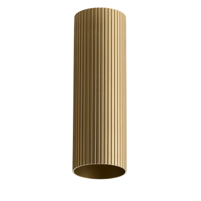 Lampa Lucas Ribbed Tube 50 Anodised Gold AZ6148 | Azzardo