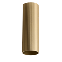 Lampa Lucas Ribbed Tube 50 Anodised Gold AZ6148 | Azzardo